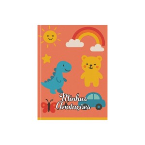 Caderneta A5 Capa foto 230, offset 75g.  4x4 colorido. Laminação Capa Brochura. Contém 96 páginas.