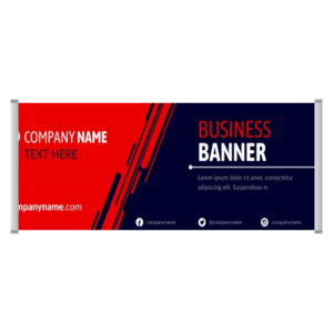 Faixa - Tamanhos Diversos Lona 440g  4x0  Bastão e cordas laterais 